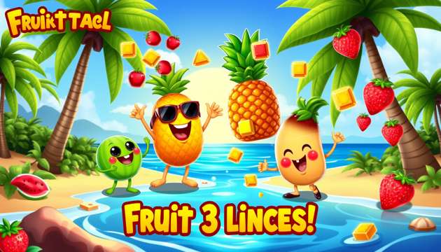 Tropical Fruit Fiesta - Jabali AI Poster