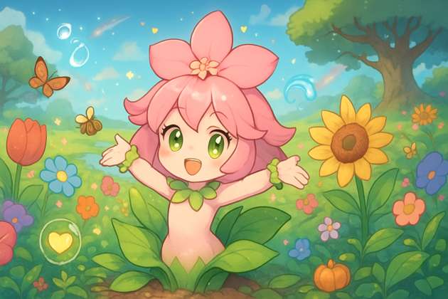 Blossy Petaline - Jabali AI Poster