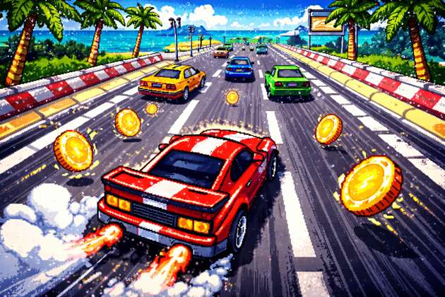Turbo Road Rush - Jabali AI Poster
