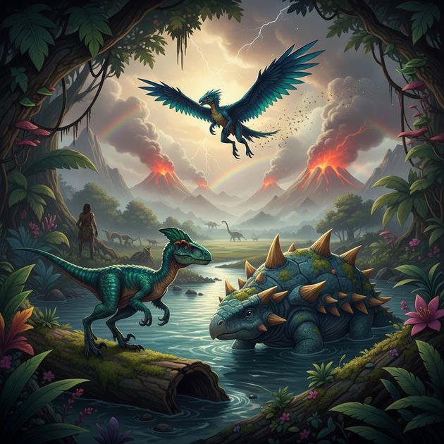 Valley of Forgotten Giants - Jabali AI Poster