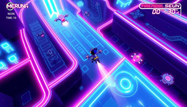 Neon Fury: Maze of Vex - Jabali AI Poster