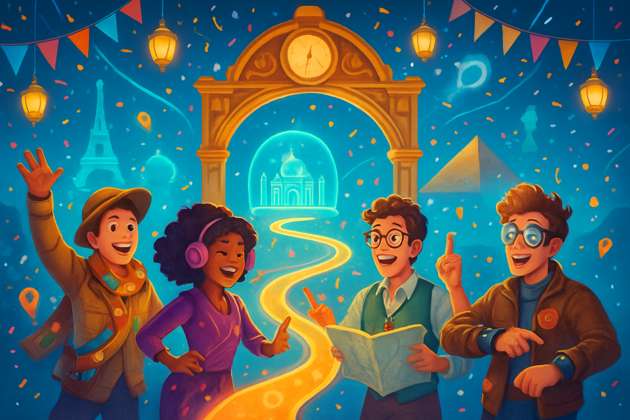 ChronoQuest: Wonders Unveiled - Jabali AI Poster