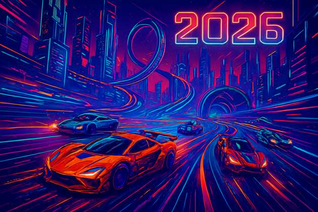 Neon Rivals: Racing League - Jabali AI Poster