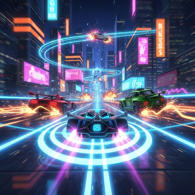Neon Combat Racers - 3D Racing by Jabali AI