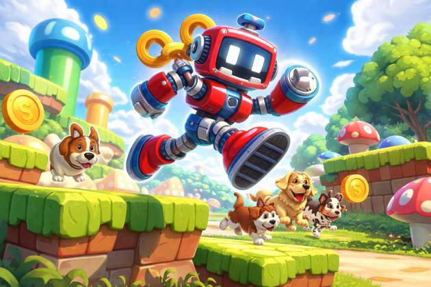 Robo Dog Jump - Jabali AI Poster