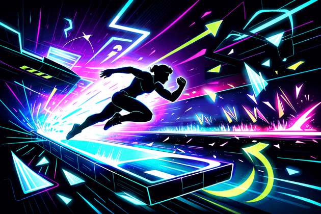 Glitch Sprint - Jabali AI Poster