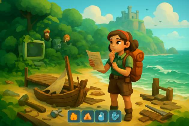 Code Island Escape - Adventure RPG by Jabali AI