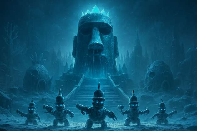 Frostbound Dominion - Jabali AI Poster