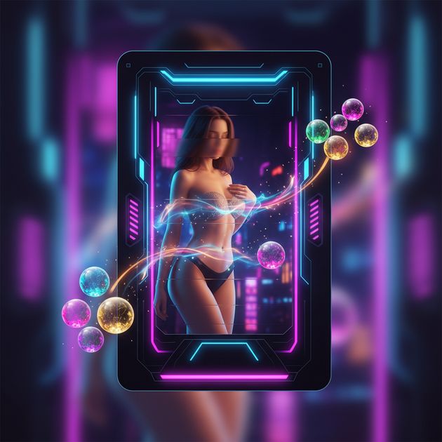 Neon Desire Unlocked - Jabali AI Poster
