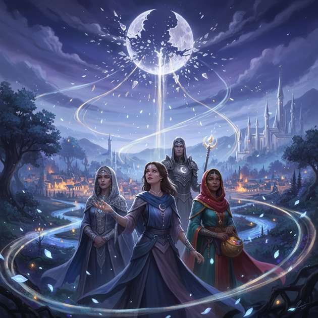 Fractured Moonlight - Adventure RPG by Jabali AI