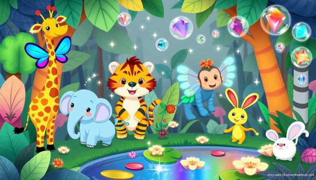 Zoo Mashup Magic - Jabali AI Poster