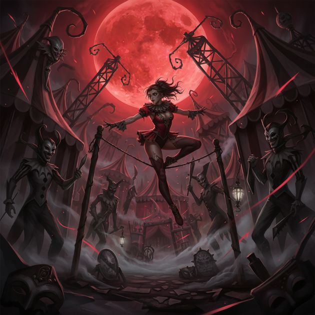 Moonlit Masquerade - Jabali AI Poster