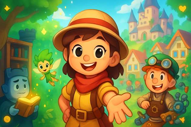 Blue Mammoth Adventure - Jabali AI Poster