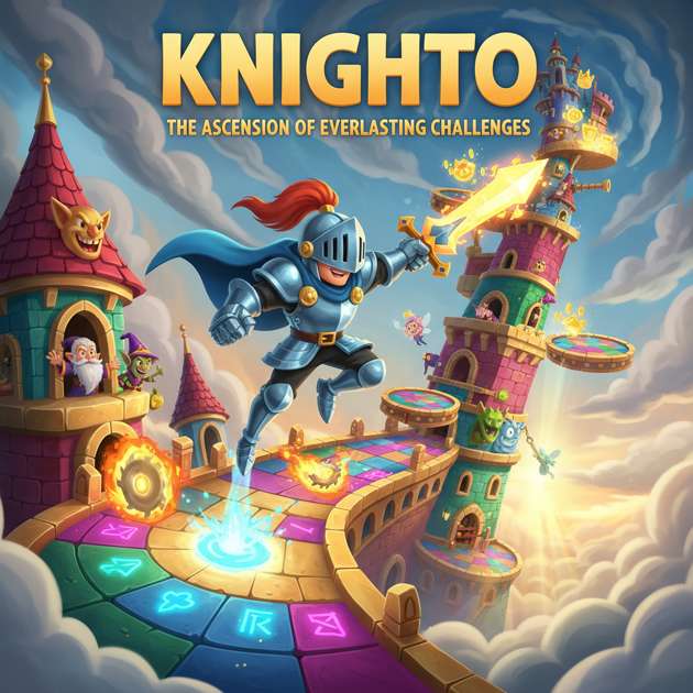 Knighto Tower Ascend - Jabali AI Poster