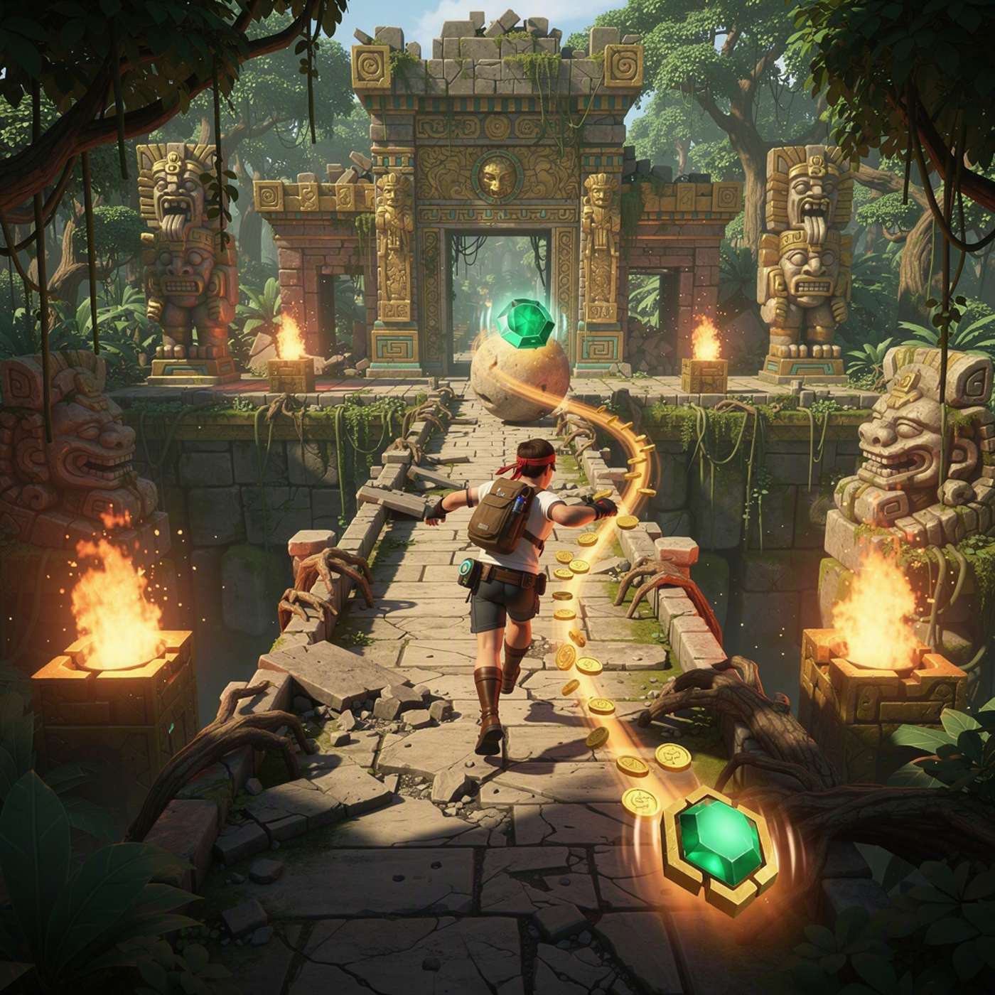 Temple Dash 3D game artwork