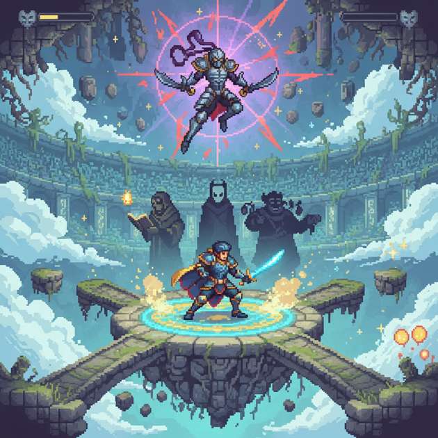 Sky Coliseum Duel - Jabali AI Poster