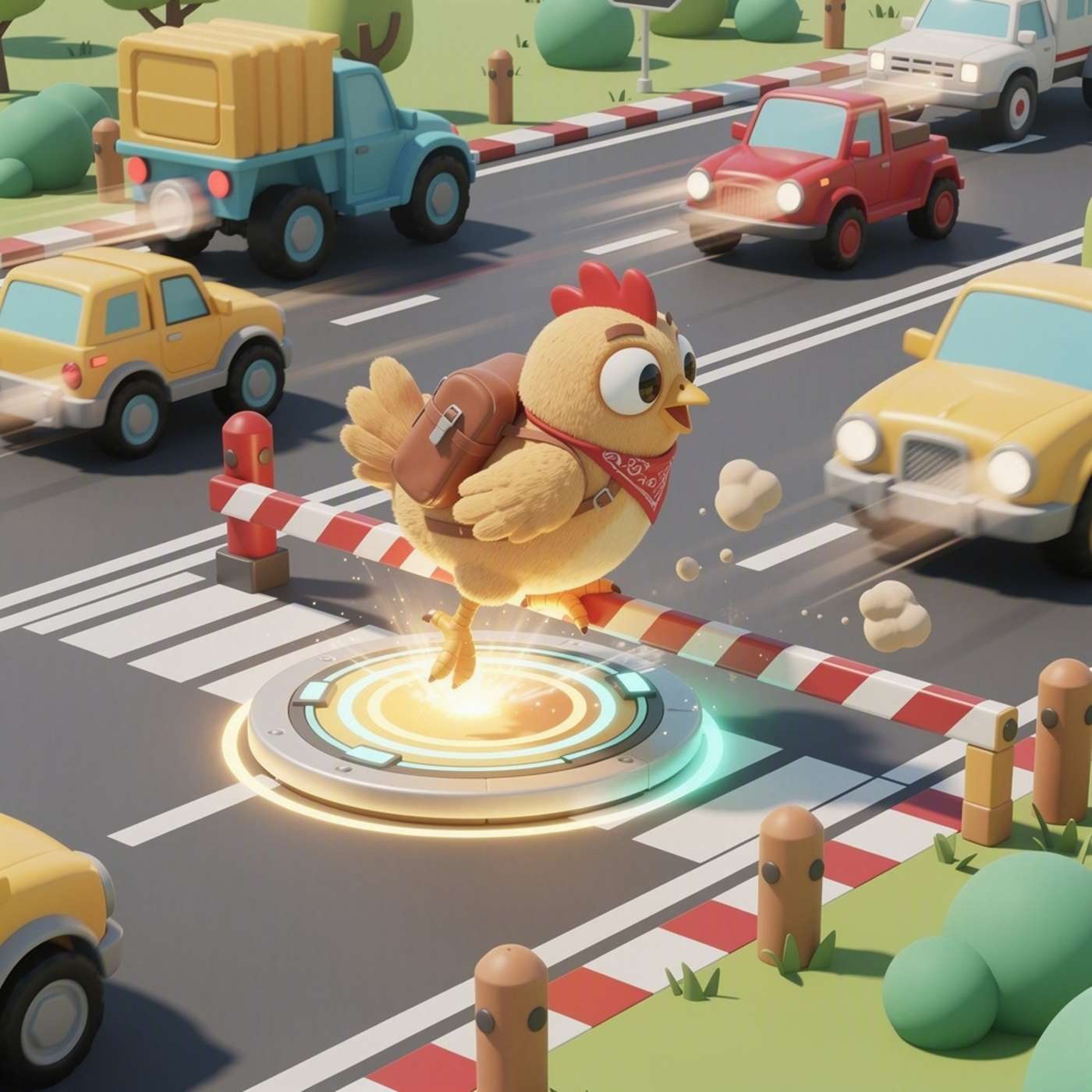Ayam Nekat Lintas Palang game artwork