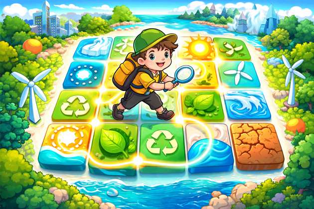 Climate Quest Word Search - Jabali AI Poster
