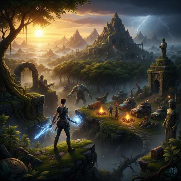 Isle of Forgotten Paths - 3D Open World by Jabali AI