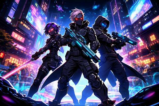 Neon Rush Protocol - Jabali AI Poster