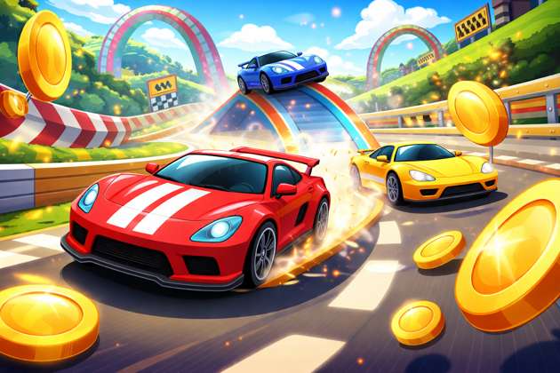 Coin Rush Racers - Jabali AI Poster