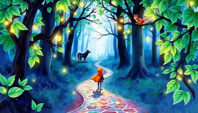 Enchanted Paths - Jabali AI Poster