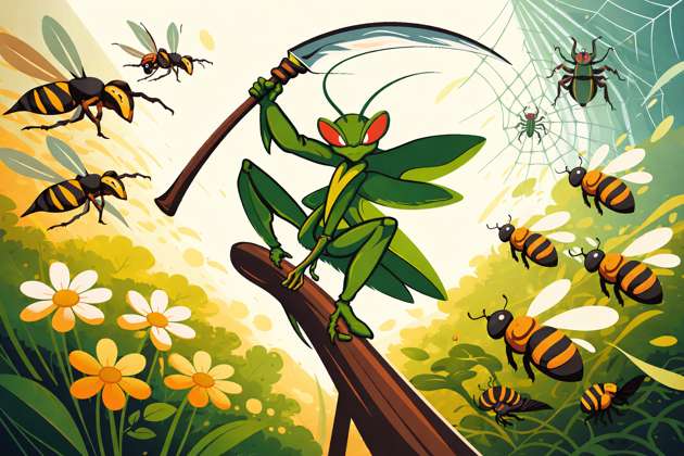 Mantis Slash: Hive Havoc - Instant game by Jabali AI