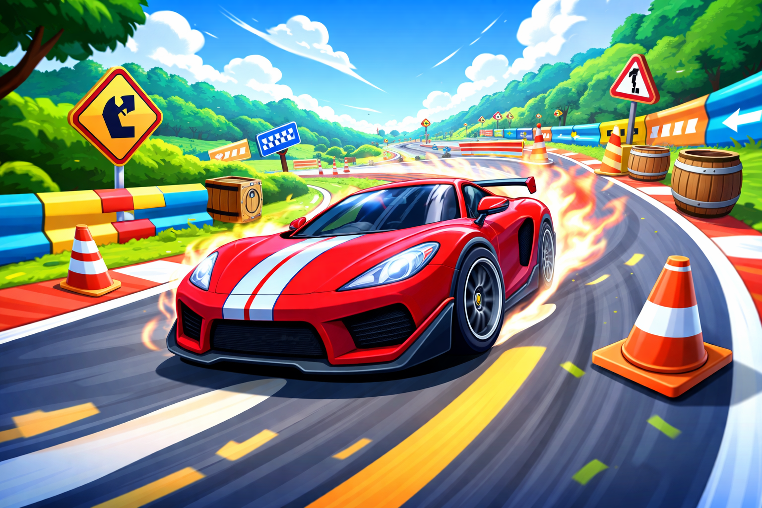 Speed Rush Racer - Instant game by Jabali AI
