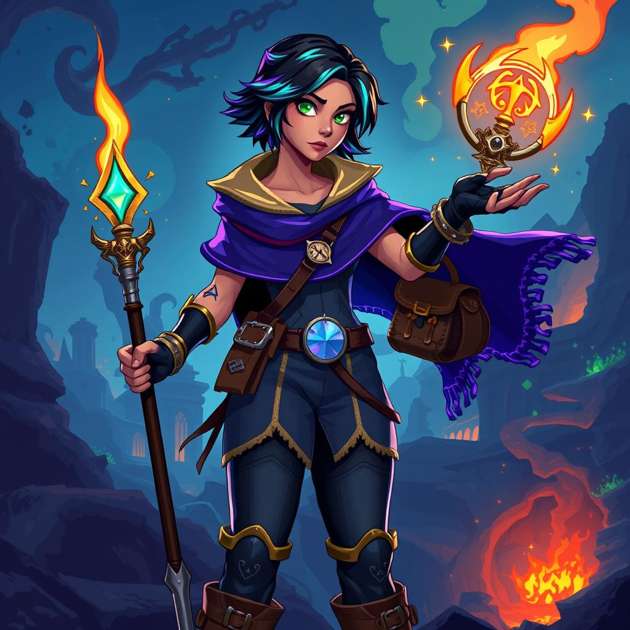 Arcane Courier: Dungeon Reborn - Jabali AI Poster