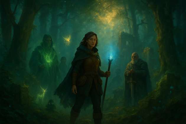 Enchanted Forest: Lira's Quest - Jabali AI Poster