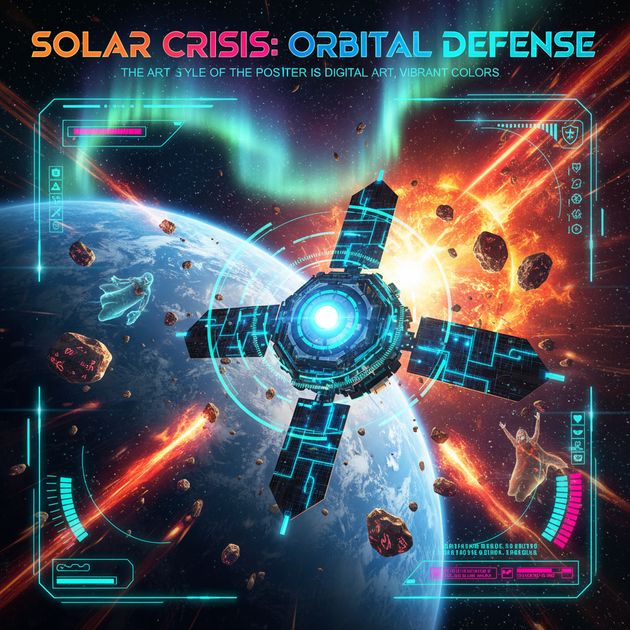 Solar Crisis: Orbital Defense - Jabali AI Poster
