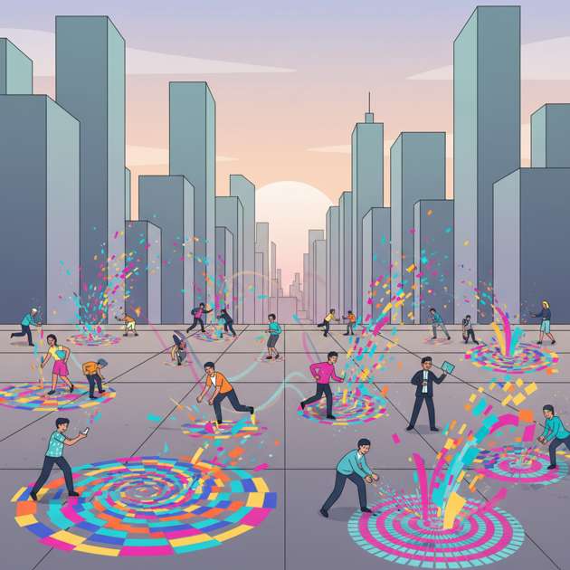 Mosaic Metropolis - Jabali AI Poster