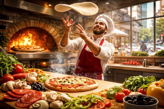 Pizza Empire: Real Slice Rush - Jabali AI Poster