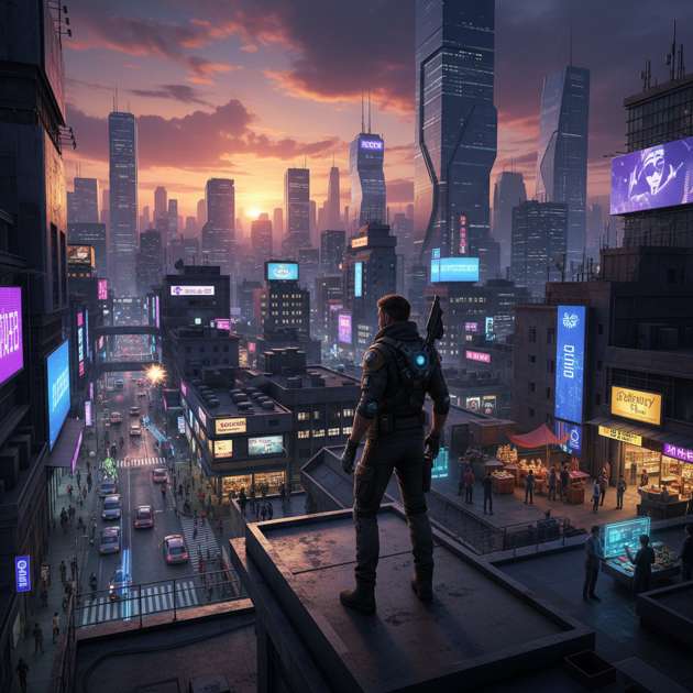 Metropolis Rise - Jabali AI Poster
