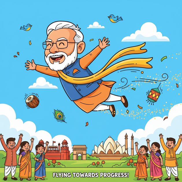 Skies of India: Unity Run - Jabali AI Poster