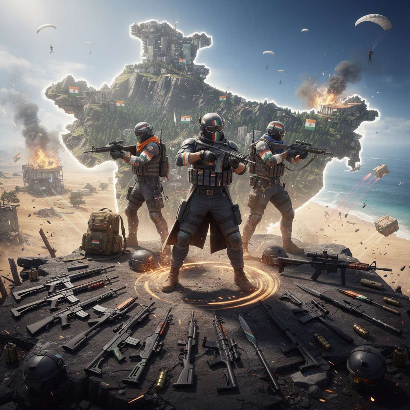 Freefire India Battlegrounds game artwork