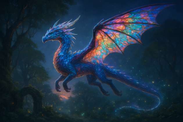 Vinitragon: Crystalline Flight - Jabali AI Poster