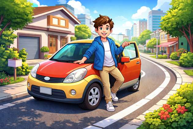 City Drive Home - Jabali AI Poster