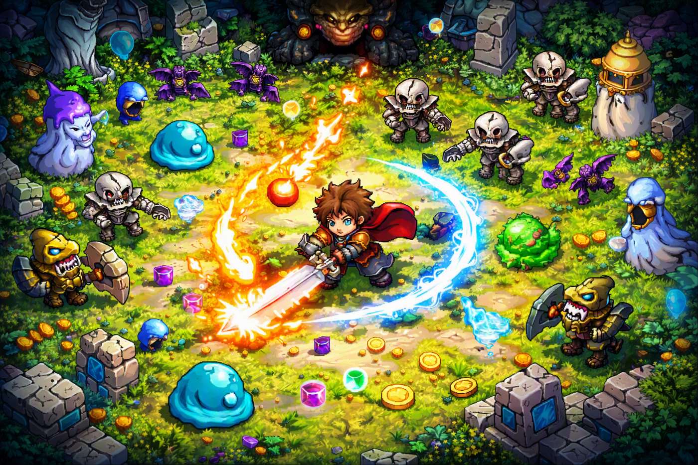 Gemfall Survivors game artwork