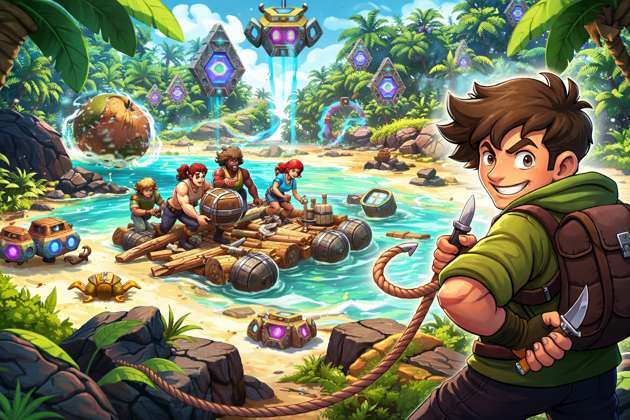 Saboteur Island Escape - Jabali AI Poster