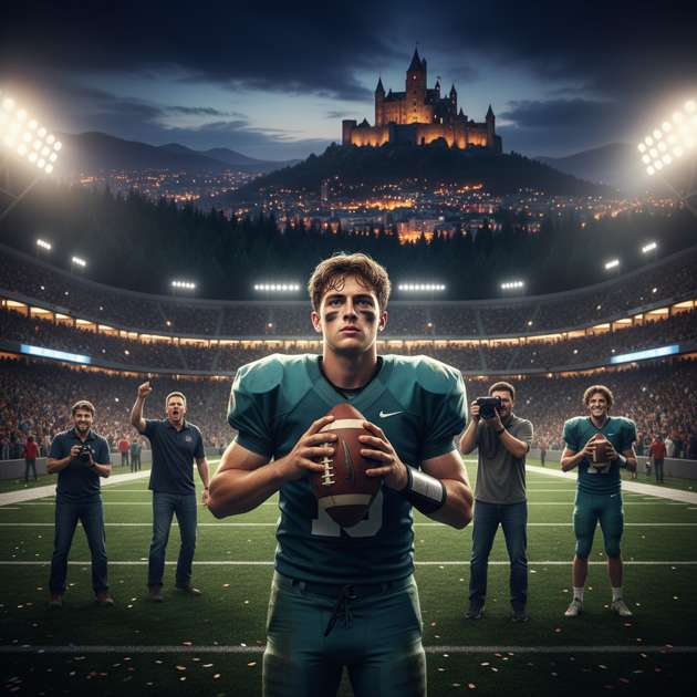 Under Stadium Lights - Jabali AI Poster