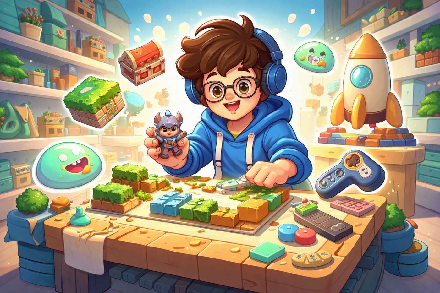 Asset Forge Frenzy game artwork