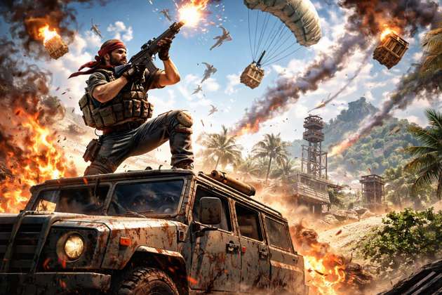 Free Fire Frenzy - Jabali AI Poster