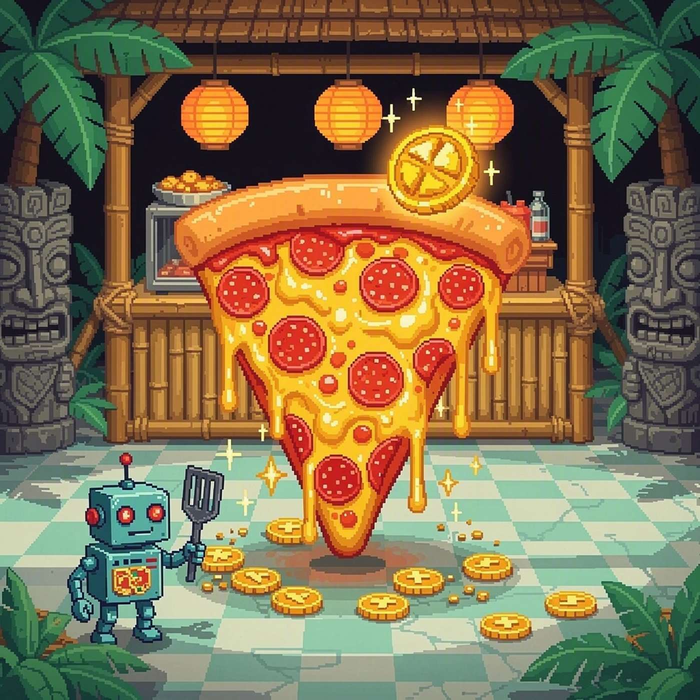 Pizza Pixel Tycoon game artwork