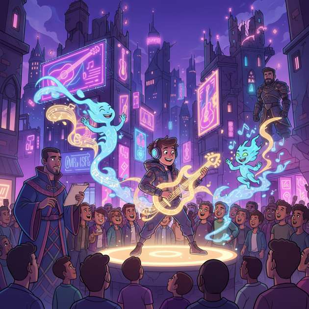 City of Spirit Songs - Jabali AI Poster