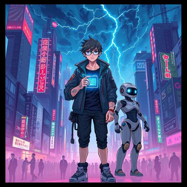 Neon Myth Protocol - Jabali AI Poster