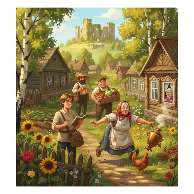 Babushka's Summer Watch - Jabali AI Poster