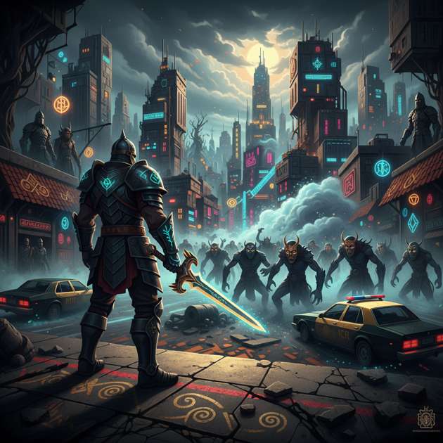 Bogatyr: City of Ruins - Jabali AI Poster