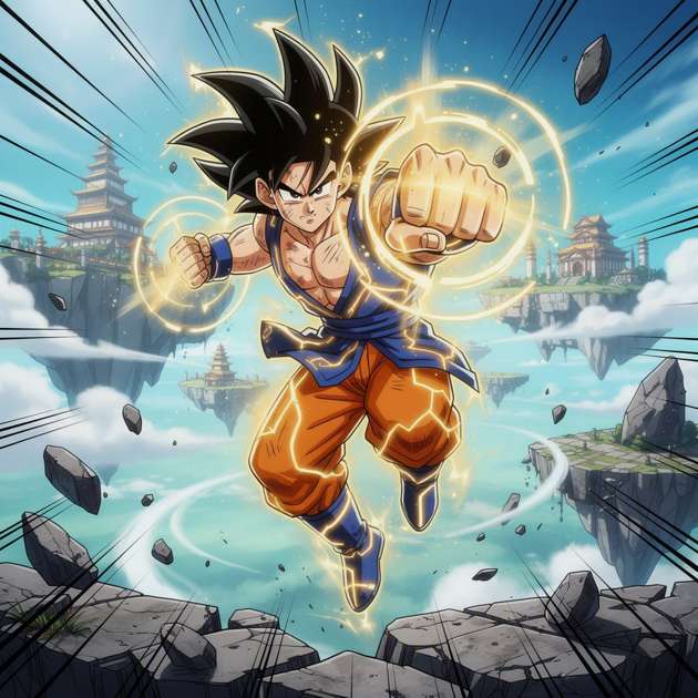 Saiyan Ascension - Jabali AI Poster