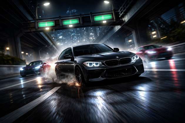M5 Highway Rush - Jabali AI Poster